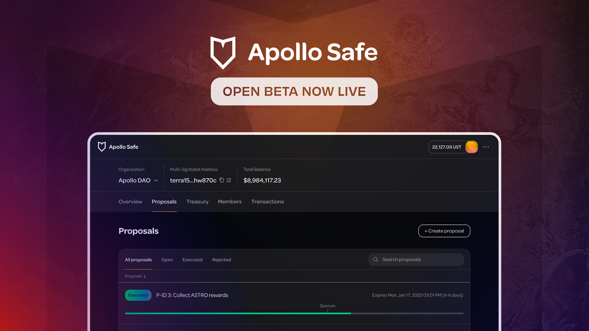 Apollo Safe Open beta