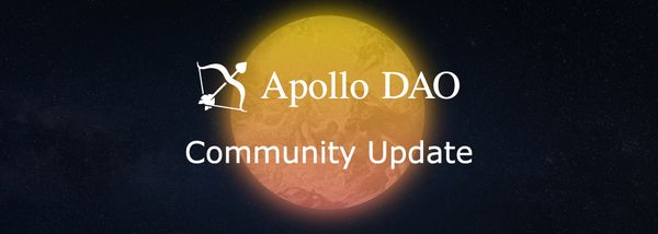 Apollo DAO post de-peg Community Update